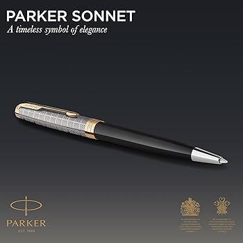 PARKERパーカー ソネットプレミアム メタル&ブラックGTボールペン Amazon.co.jp: PARKER パーカー ボールペン ソネット プレミアム